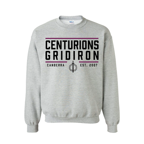 Centurions Gridiron Crewneck Sport Grey Sweatshirt